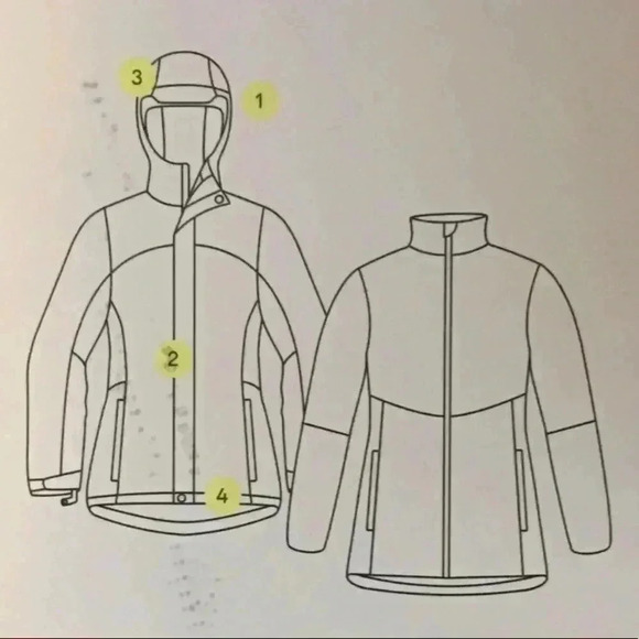 All in Motion Boys 3 in 1 Jacket Warmest Winter Snow Skiing - Picture 5 of 9